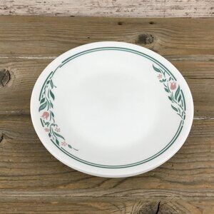 Vintage Corelle Rosemarie Bread & Butter / Side Plates Set of 4 Floral Tulip